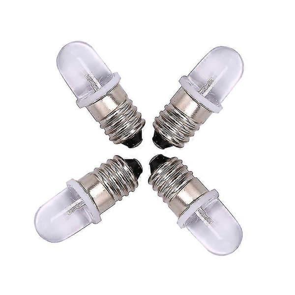 5 kpl E10 LED-lamppua E10 DC 3v 4.5v Instrumenttilamppu E10 Indikaattorilamppu Vanhanaikainen Taskulamppu Lamppu xi