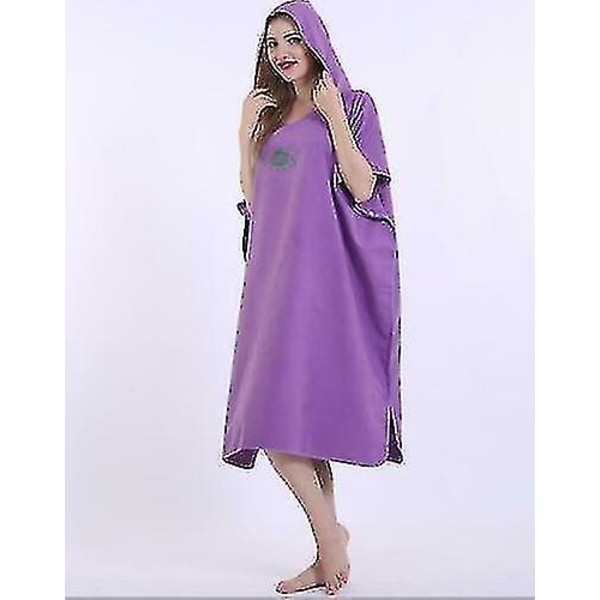 Aikuisten rantapyyheponcho H purple