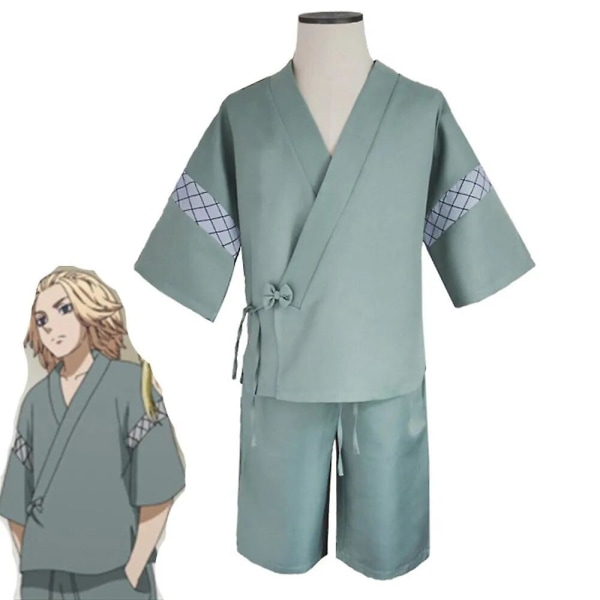 Anime Tokyo Revengers Sano Manjiro Cosplay Kostume Unisex Tokyo Manji Gang Mikey Jakke Kappe Bukser Halloween Fest Mikey 1 S