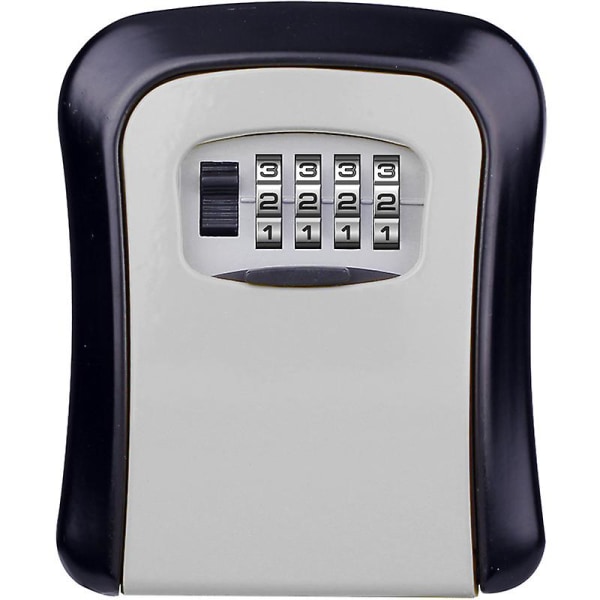 Väggmonterad utomhusvattentät flerfärgad Grey Key Safe Box