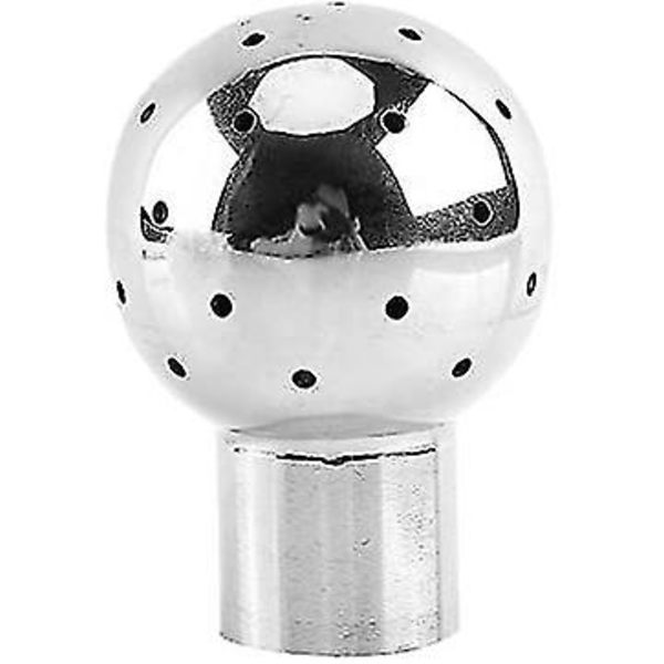 Sanitært rustfrit stål 304 tank sprøjte rengøringskugle fast/roterende 360 CIP rengøring 1/2\" BSP gevind hun-tilslutning med rengøringsdiameter 1m-6m(f