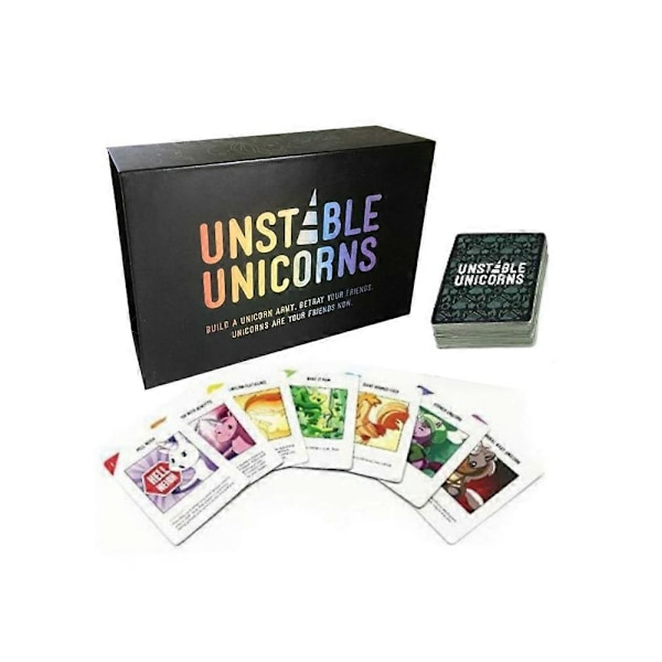 Nya Ostabila Enhörningar Brädspel Engelska Familj Party Expansion Grundversion Av Klassiska Brädspel DARK GRAY