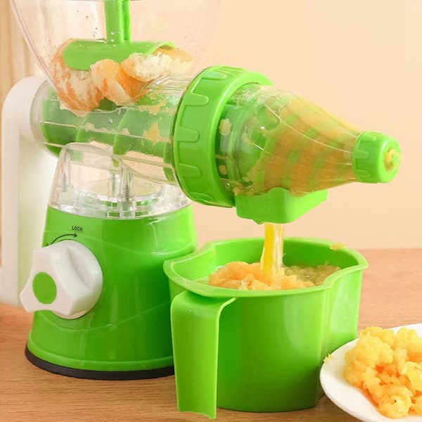 ZHOUBA 1 Sæt Saftpresser Multifunktionel Maksimal Saft PP Langsom Manuel Saftpresser til Køkken