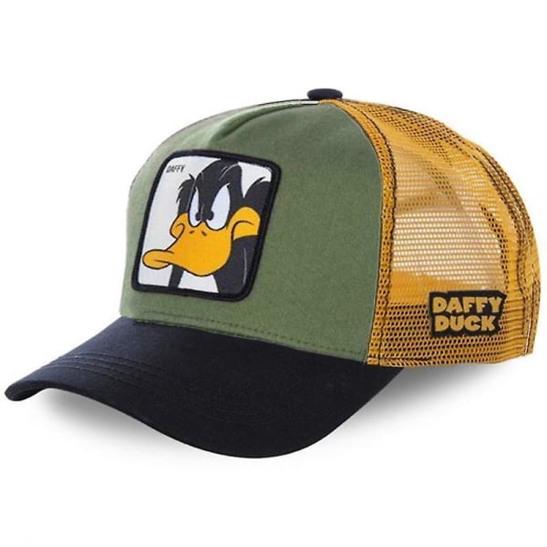 Mickey Snapback Cotton Baseball Cap & Dad Mesh / Trucker Hat DUCK BLACK GREEN