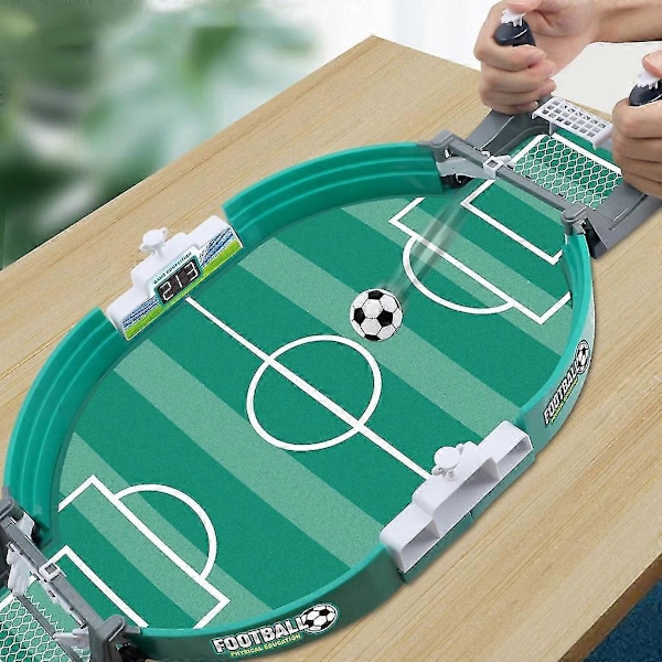 Bordfotbollsspel med fotbollsplan för bordsspel Familjespel för barn With 4 balls