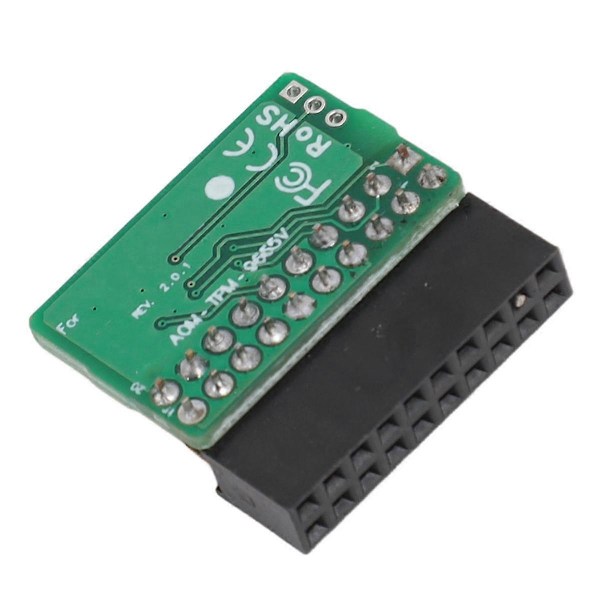 20-nastainen TPM 2.0 -moduuli, pystysuuntainen Trusted Platform Module AOM TPM 9665V TCG 2.0:lle Green
