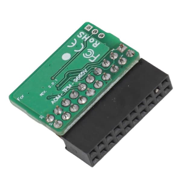 20Pin TPM 2.0 Modul Vertikal Trusted Platform Module for AOM TPM 9665V TCG 2.0 Green