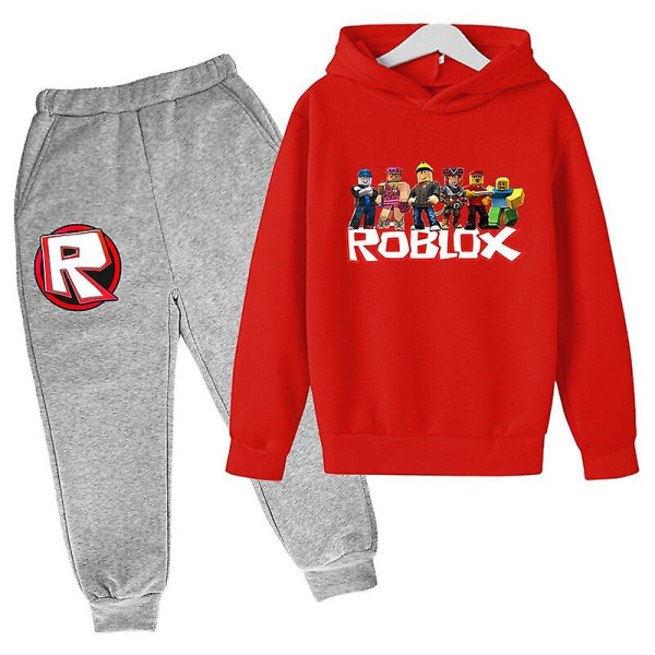 Barn Set Robloxing Hoodie Pojkar Flickor Höst Vinter Tröja Kläder Barn Långärmad Cartoon Casual Hoodie 4-14 År Gammalthe Picture Color24 150