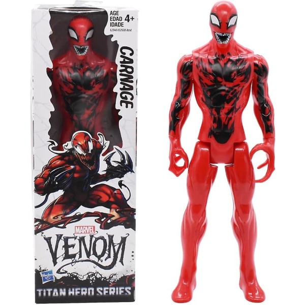 Carnage Actionfigurer Venom Titan Heroes Series Carnage Actionfigurer 30cm egnet for barn 3 år og eldre