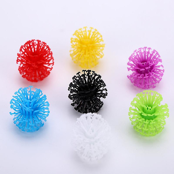 200 stk Kreative Barnas Perleutstyr Utdanningsleker Monteringsmanual DIY Varierte Sticky Balls For Gutter Og Jenter Random 100Pcs