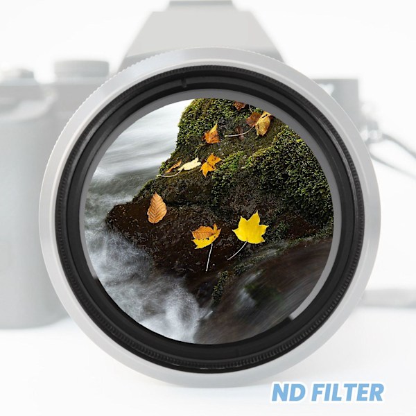 ND2-400 Neutral Density Fader Variabel ND-filter Justerbar 49mm Filter til Kameraobjektiv