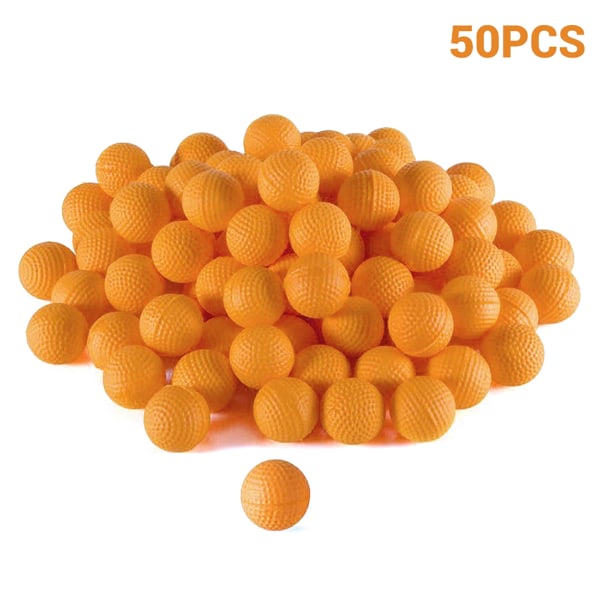 50Pcs Rounds Foam Ammo Refill Replace Balls Pack Children Kids Toy