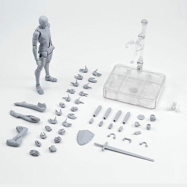 Actionfigur Ritmodell, Ritfigurer för Artister Actionfigur Modell Människa Mannequin Man Kvinna (FMY) 8.46 x 7.09 x 1.85 inches Male