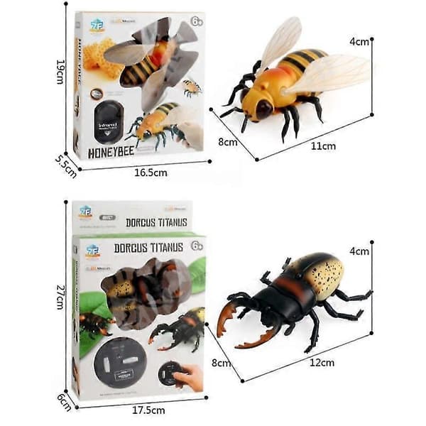 Infraröd RC Insekt Fjärrkontroll Simulerad Mantis Skämt Trick Buggar Barnpresent 4
