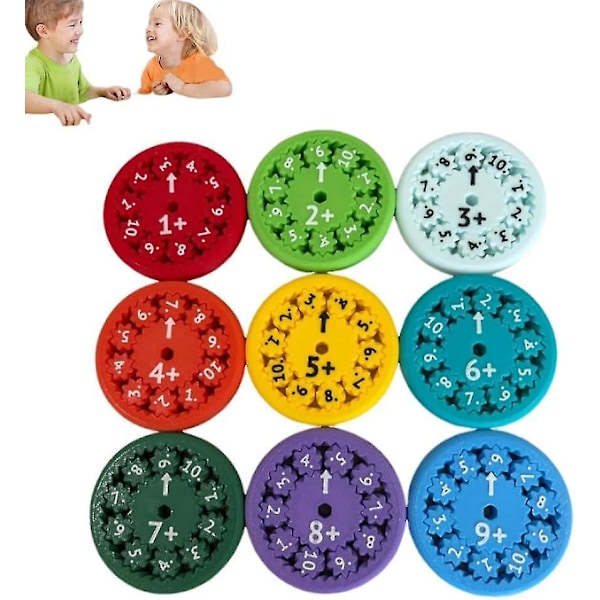 Matematikk Fidget Spinners, Matematikk Fakta Fidget Spinners, Dette er for alle som stimulerer, Fidgeters som lærer matematikk, Divisjon og multiplikasjon på en Fidge 9pcs Multiply Divide