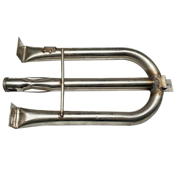 Gasbrænder Rør Holdbar Rustfrit Stål Bbq Grill U-Formet Silver