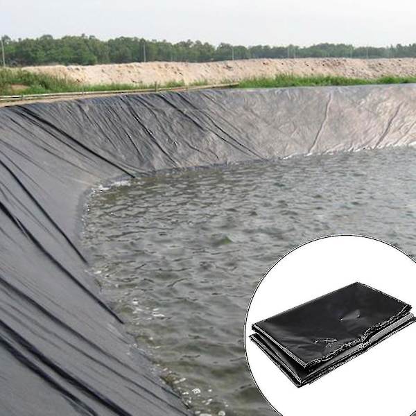 Gummidam Liner Sort Dam Liner til Vandhave Koi Damme Strømme Springvand 2*2m