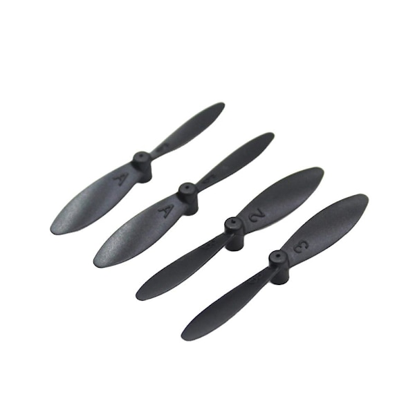 Barnegave 4 stk ABS-blader Propeller Reservedeler Tilbehør For Sg800 Drone Quadcopter Black