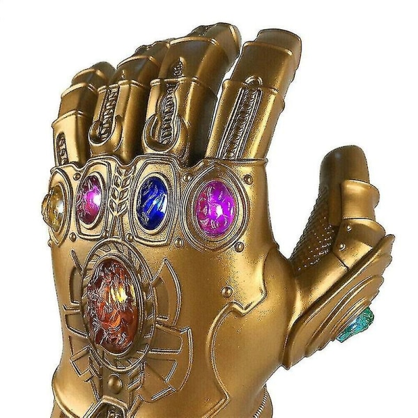 Børns Thanos Handsker Infinity Gauntlet Med Led Lys Avengers 4 Cosplay Legetøj[HK]