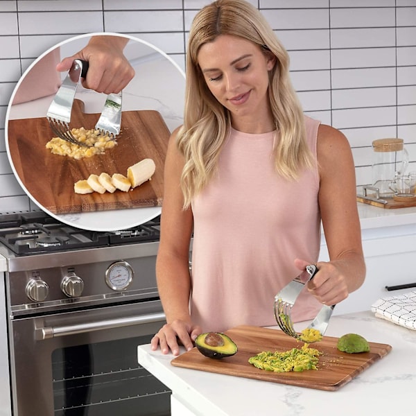 Dejblender, Professionel Top-Kagekniv Med Robuste Rustfrie Stålblade, Stor Størrelse, Sort