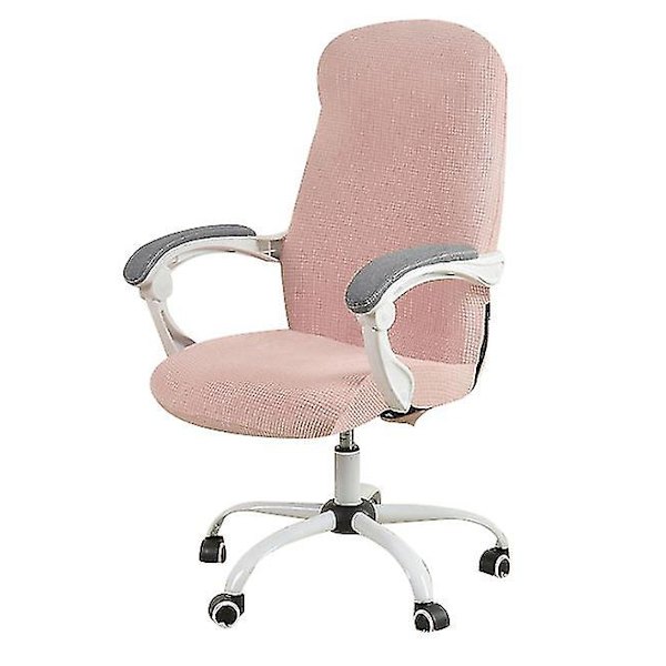 Toimistotuolin suojus, vedenkestävä tietokoneen tuolin suojapäällinen pink M