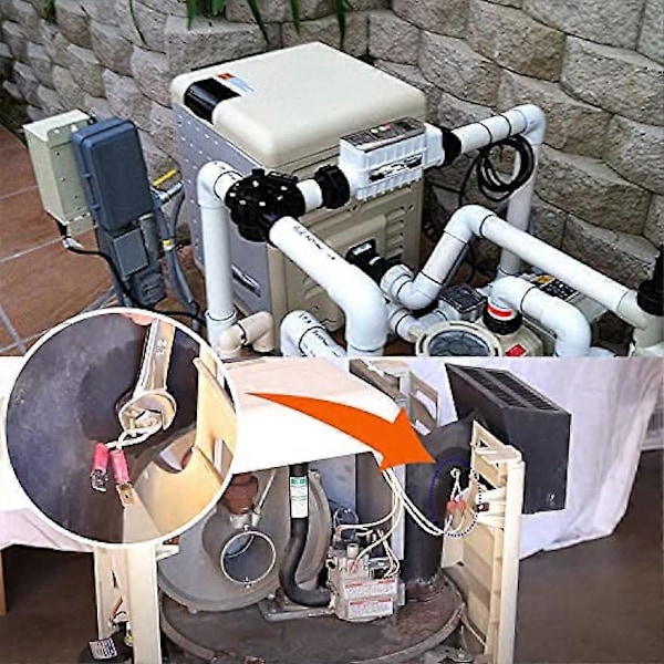 42002-0024S Stack Flue Sensor Ersättning för Pentair Sta-Rite MasterTemp Max-E-Therm Pool och Spa Värmare Elektriska System SR200 SR333 SR400