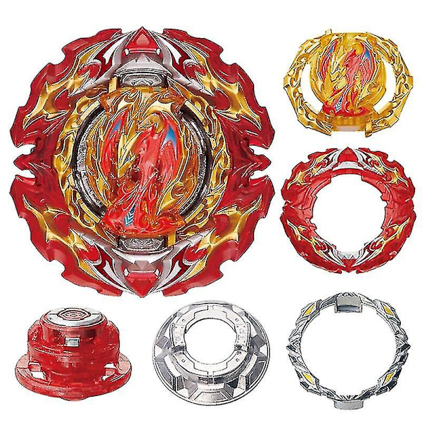 1mor Laike Db Enkelt Snurrtopp B-193 Ultimate Valkyrie B-192 Greatest Rafael Gold Anpassad Startare Leksaker För Barn  [DmS] Prominence Phoenix