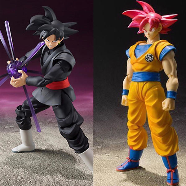 6.3' S.h.figuarts Shf Dragon Ball Z Goku Gokou Super Saiyan Actionfigurer Modellkollektion Presenter B