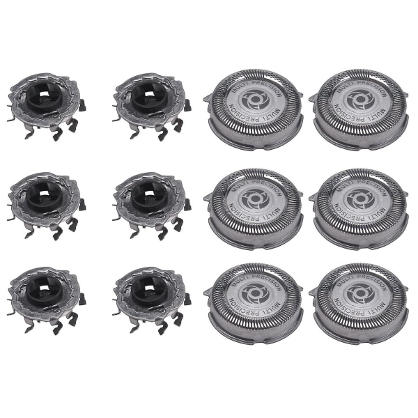 6 kpl Sh50 Yhteensopivia Pääpareja Yhteensopiva Sarjan 5000 Partakoneiden Kanssa, S5000 S5420 S5380 S5351 Multiprecision-Terät [DB]