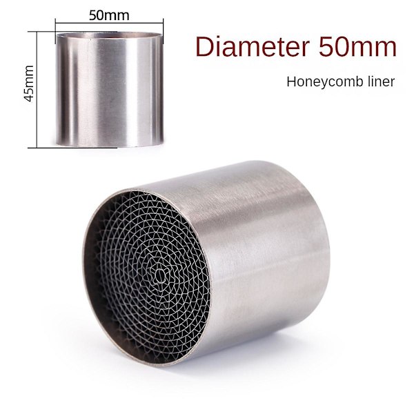 Motorsykkel eksos lyddemper Db støy eliminator for , 50mm