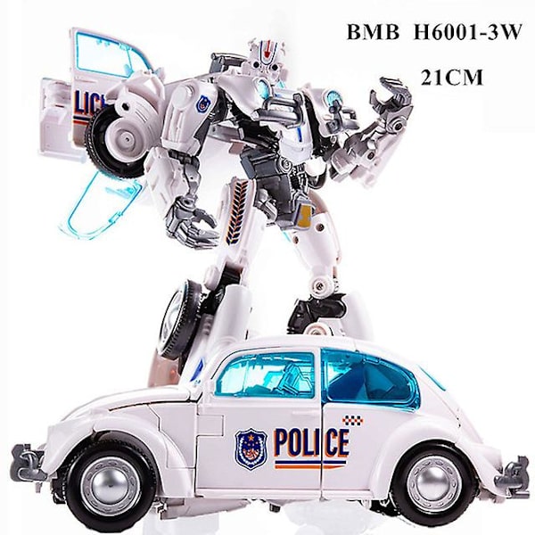 Bmb Ny 21cm Transformationspojke Leksaker Ommålad Version Robot Bil Anime Actionfigurer Deformation Lastbil Modell Barn H6001-3 Ss38  (FMY) 21CM BMB H6001-3W