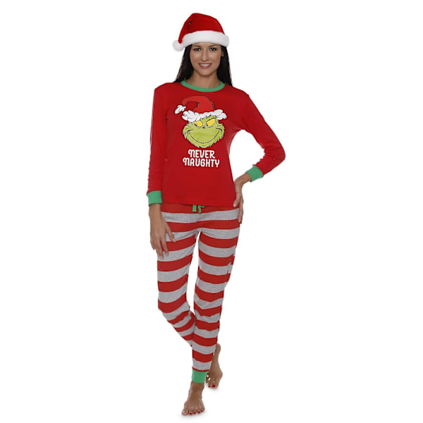 Julpyjamas The Grinch Familjenattkläder Pjs-set Matchande Pojkar Flickor Pjs-dräkter Mom Mom-L