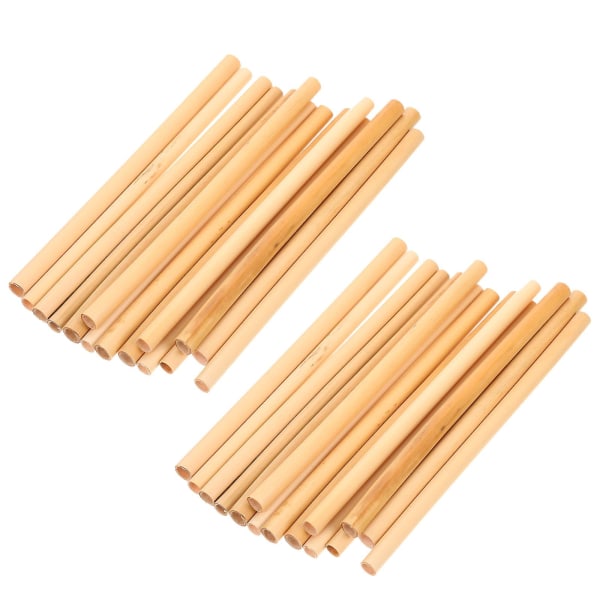 50 stk Mason Bee Tubes Reed Bee Tubes Erstatning Naturlige Reed Bee Tubes Bier Nesting TubesBY 20.00X0.90X0.90CM