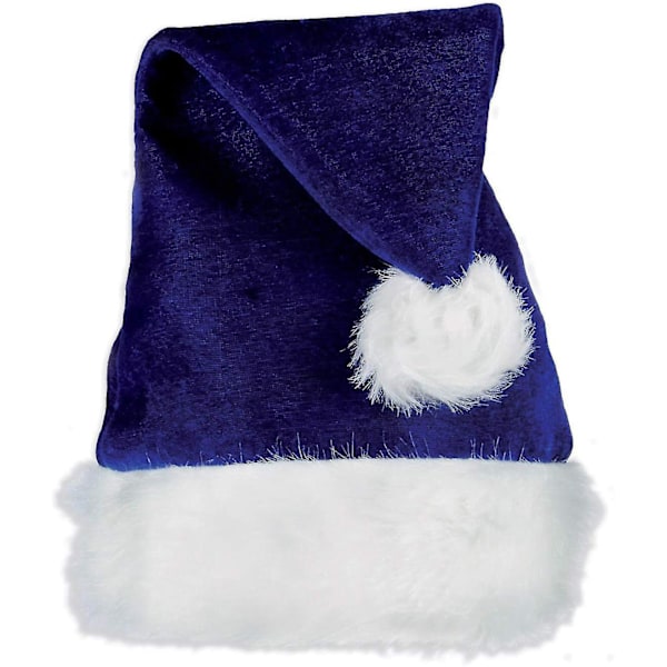 Unisex Pludset Juletræ Hat C Festlige Festartikler, Juletema Nyhed Hovedbeklædning, Forklædning Blue Santa