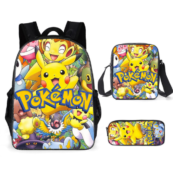 Cartoon character school bag cartoon animation student backpack pencil bag meal bag