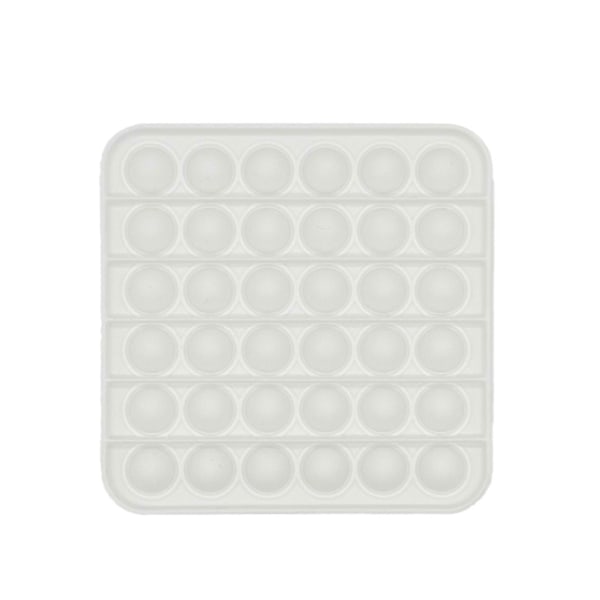 Push Bubble Sensorisk Leke, Push Bubble Sensorisk Leke, Firkantet Push Bubble Sensorisk Leke, Hvit Firkant, Festgave