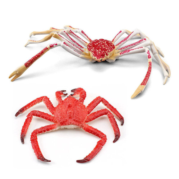 Tegneserie legetøj til børn/voksne realistisk hav krabbe lindre stress forsyninger  [DmS] Crab set