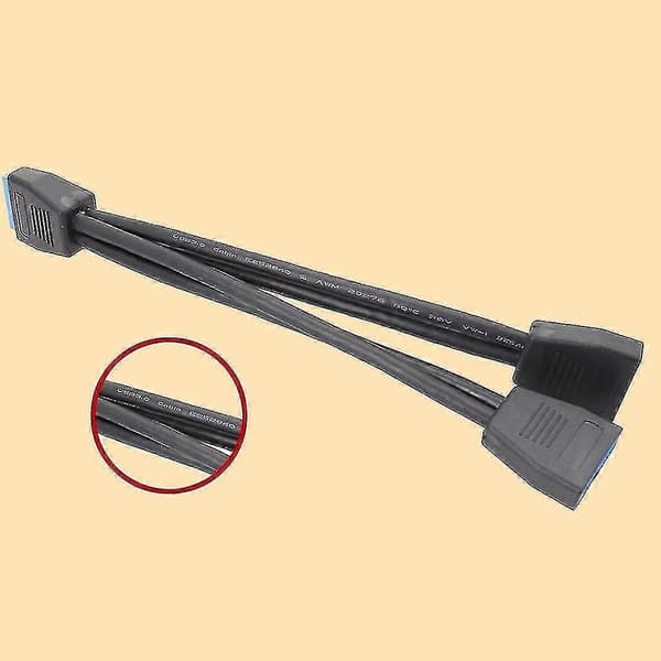 2024 Nye Modeller Usb 3.0 Header Forlængerkabel, 19/20 Pin 1 Til 2 Y Splitter Forlængeradapter Walkbee