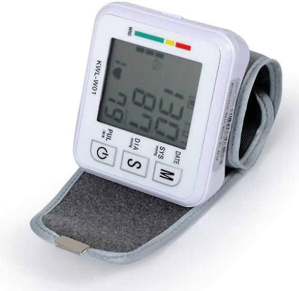 Blodtrykksmåler, med justerbart armbånd og LCD-skjerm - DYDZ