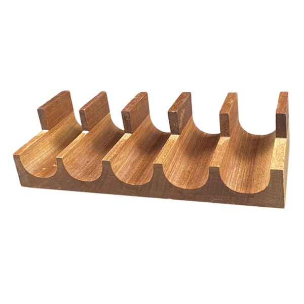 Træ Sushi Holder, Sushi Serveringsplade, Serveringsfad Stativ, Taco Stativ Bakke til Samlinger RestaurantBY Wood 5 Grid