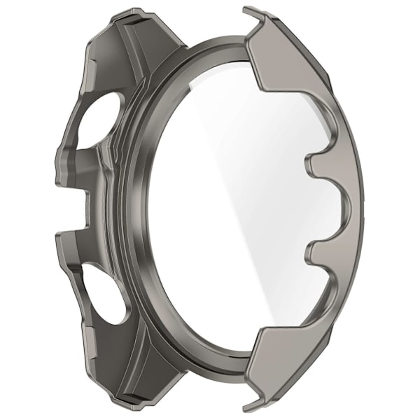 Garmin Fenix 8 51 mm:n kellokuori PC-kehyksellä ja karkaistulla lasisuojakalvolla Titanium Steel Blue