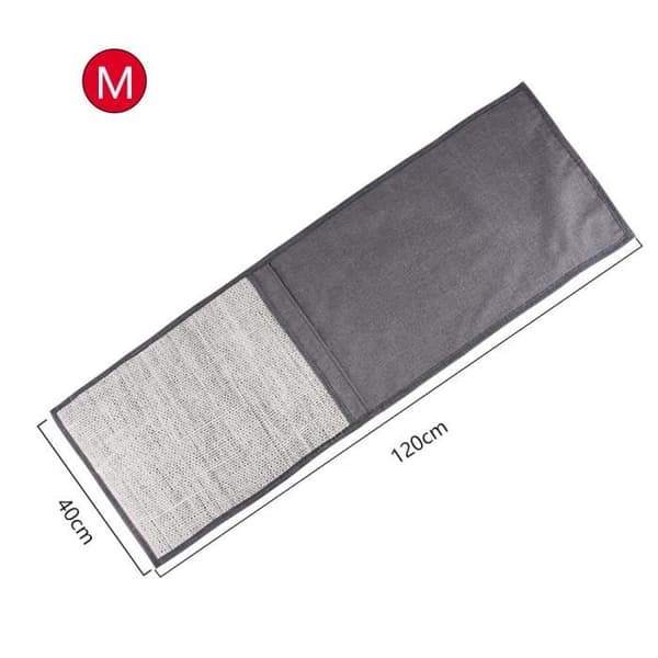 Kradsemåtte til katte - Beskyttelse af sofa og gulv - 110 x 29 cm, med skillevægge, velegnet til killinger og hvalpe