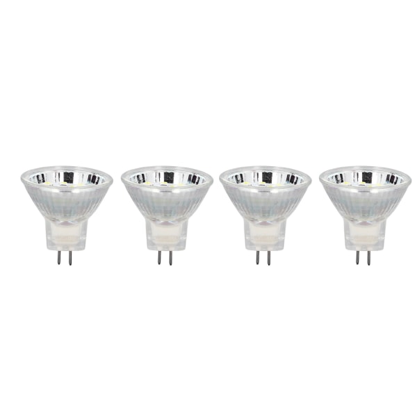 4PCS MR11 12LED Light Bulb 2W 300LM Spot Light Bulb Double Pin Base Landscape Light BulbCold White 6000K