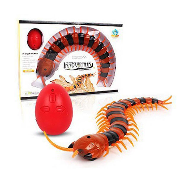 Sähköinen RC-simuloitu tuhatjalkainen hyönteinen, latautuva malli, Halloween-temppulelu Colorful
