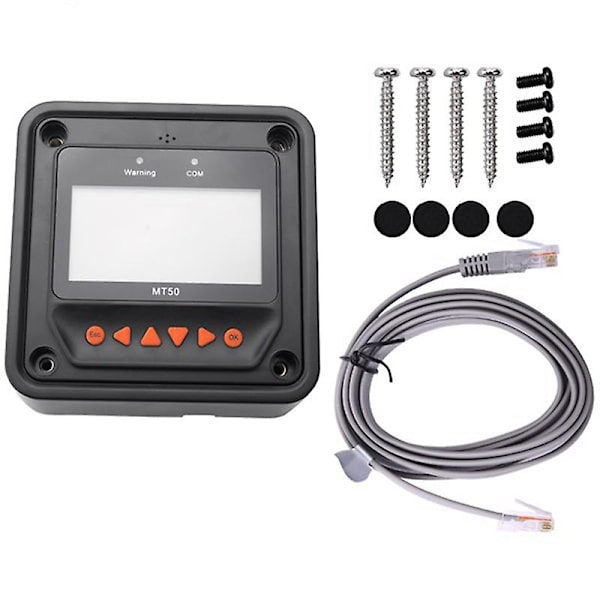 MT50 Fjärrkontroll för Tracer-AN Tracer-BN TRIRON XTRA Serie MPPT Solcellsregulator och VS-BN PWM [DM] Black