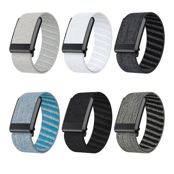 Hengittävät rannekkeet yhteensopivat Whoop Bands WHOOP 4.0 Sensor Sport Band B:n kanssa White