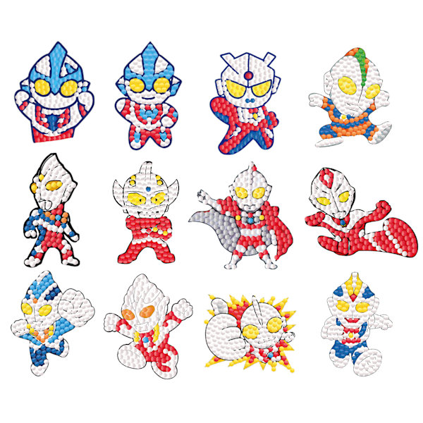 5D DIY Diamantmaleri Sticker Kit til Børn, Spil Os Diamantkunst Mosaik Digital Sticker Kit
