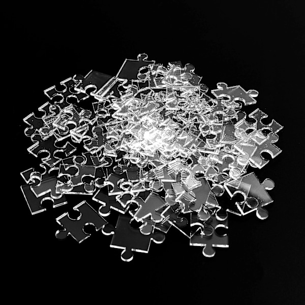 Läpinäkyvä Palapeli Pojat Tytöt Hauska Läpinäkyvä Tyhjä Akryyli Palapeli Lelut Läpinäkyvä Helppo Palapeli Pelit Aivotreenipalapeli 121 pieces