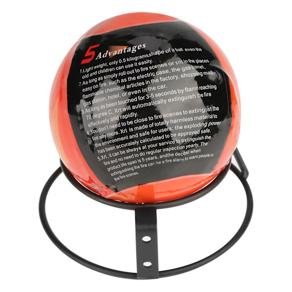 Brandsläckningsboll - Enkelt och snabbt brandsläckningsverktyg för säkerhet (0,5 kg)