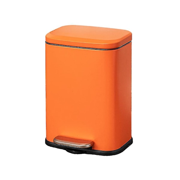 Rustfritt stål smart designet søppelbøtte for kjøkken og bad orange